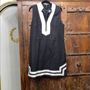 Eliza J Black & White Mod Shift Dress – Size 14